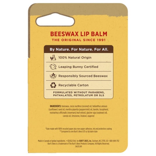 Beeswax Lip Balm Paper Tube - US 8323