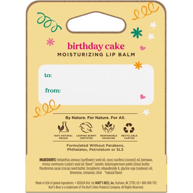 Birthday Cake Lip Balm - US 3840