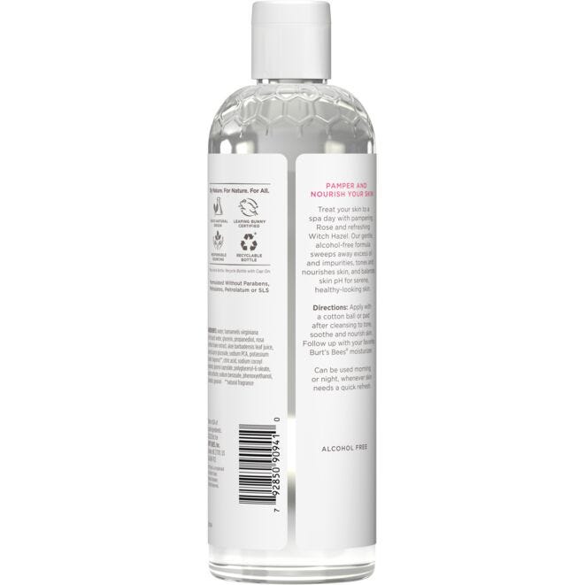 Hydrating Toner with Witch Hazel and Rose - US 0852