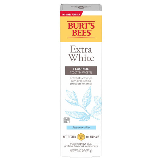 Extra White Fluoride Natural Toothpaste Mountain Mint - US 5492