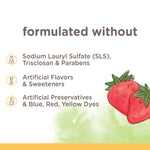 Toothpaste, Natural Flavor, with Fluoride, Strawberry Splash - US 9363