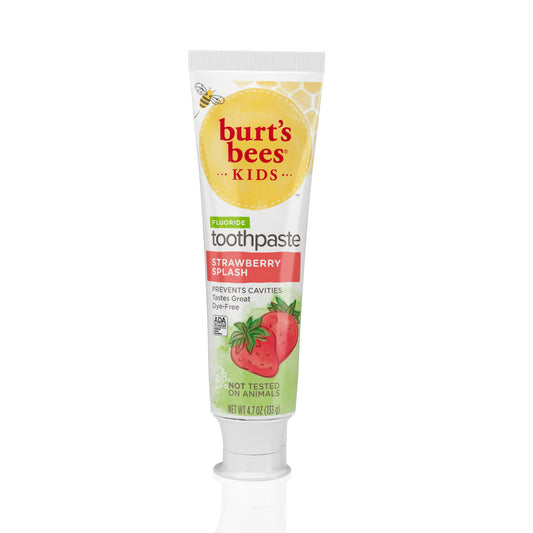 Toothpaste, Natural Flavor, with Fluoride, Strawberry Splash - US 9363
