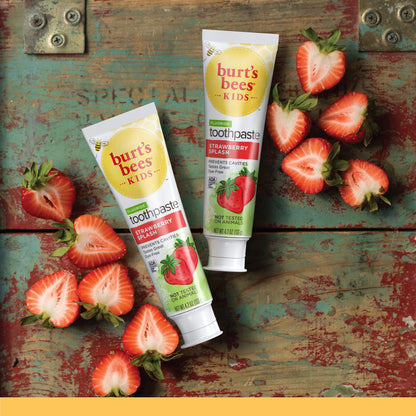 Toothpaste, Natural Flavor, with Fluoride, Strawberry Splash - US 9363