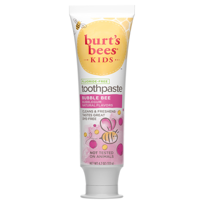 Kids Toothpaste, Natural Flavor, Fluoride Free, Bubble Bee - US 0011