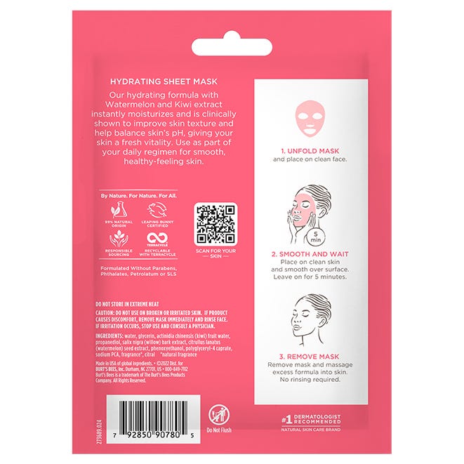 Hydrating Sheet Mask with Watermelon - US 1897