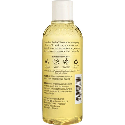 Burt's Bees Body Oil - Lemon & Vitamin E - US 1067