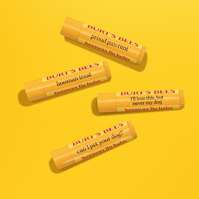 Burt’s Balm Dog Toy & Pawrent Balm 4-Pack Set - US 4072