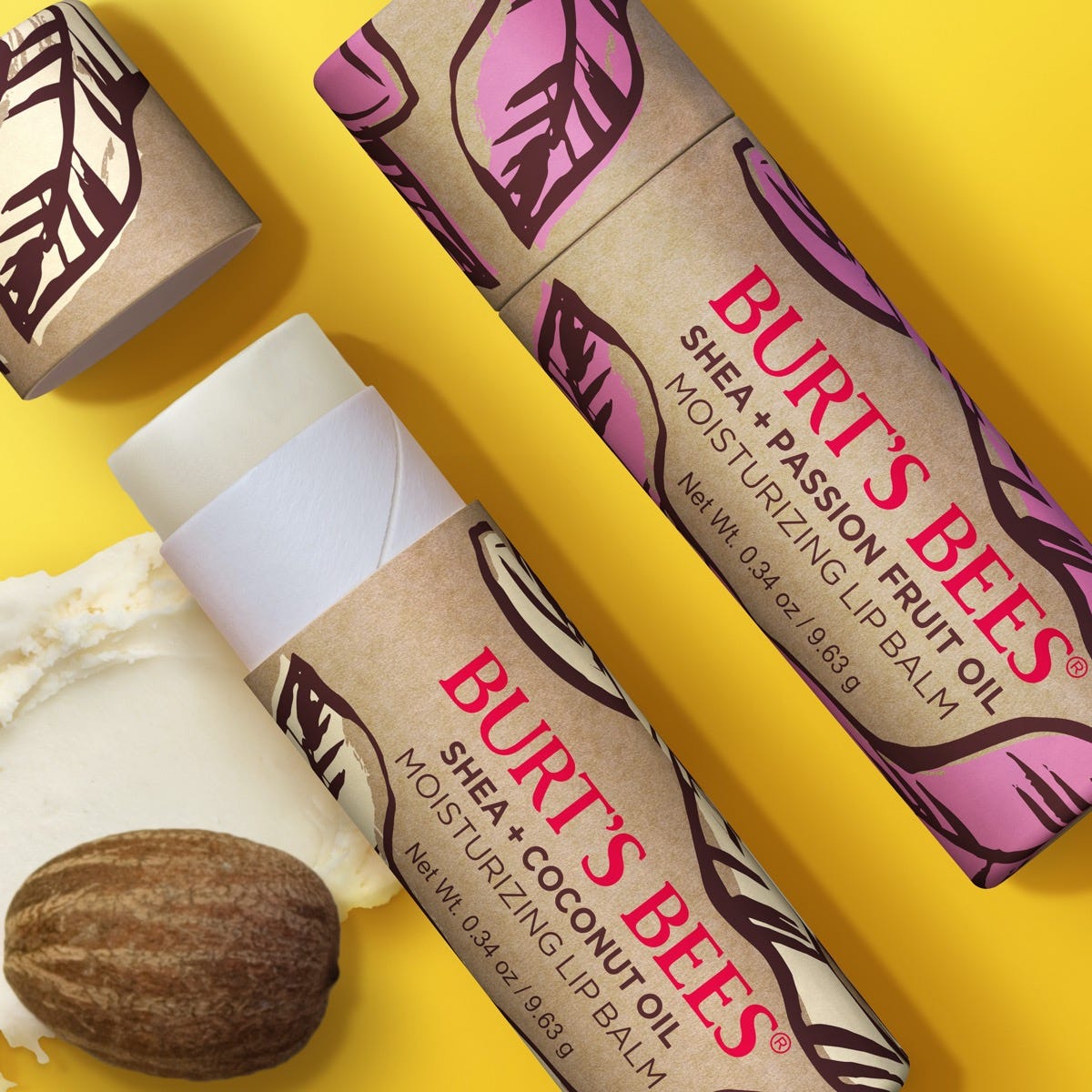 Shea + Passion Fruit Oil Moisturizing Lip Balm - US 0442
