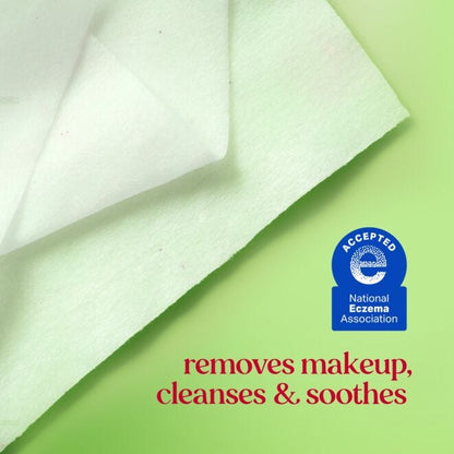 Sensitive Facial Cleansing Towelettes with Aloe Vera - US 5768