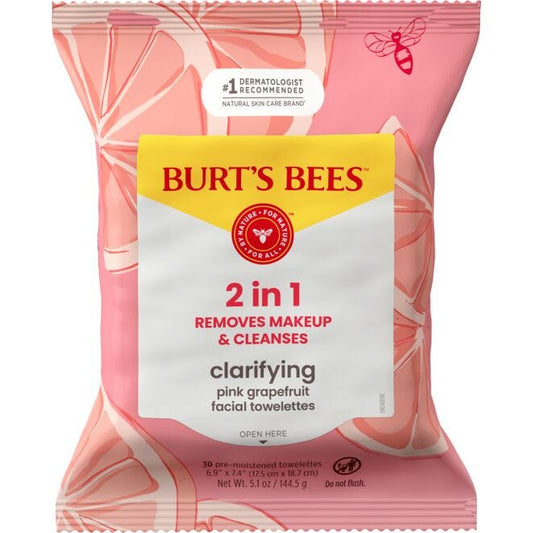 Facial Cleansing Towelettes with Pink Grapefruit - US 7254