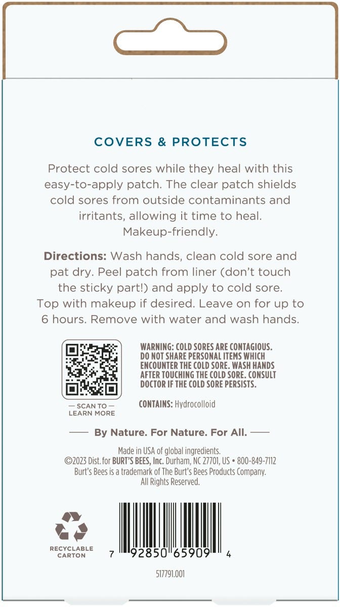 Cold Sore Healing Patch - US 0797
