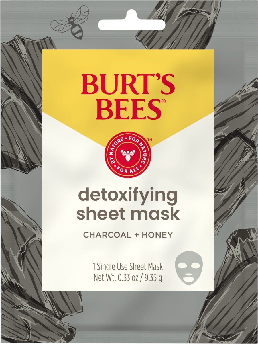Detoxifying Charcoal Sheet Mask with Honey - US 6696