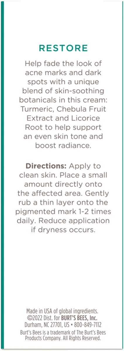 Clear & Balanced Post Acne Mark Cream - US 6286