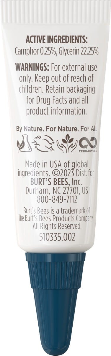 Burt's Bees Rescue Cold Sore Treatment - US 2028