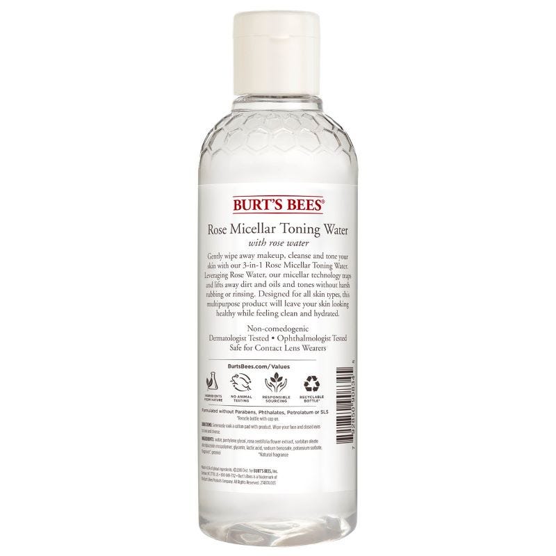 Micellar Toning Water With Rose Water - US 5232